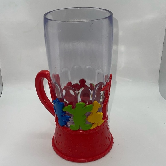 DISNEY ON ICE MICKEY & FRIENDS FLASHING LIGHT UP HARD PLASTIC DRINKING GLASS. - Picture 1 of 7